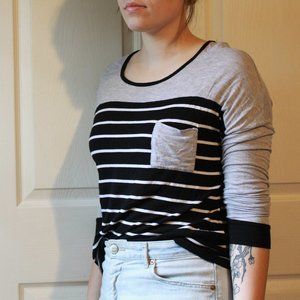 Zenana Outfitters long-sleeve T shirt, women's size S